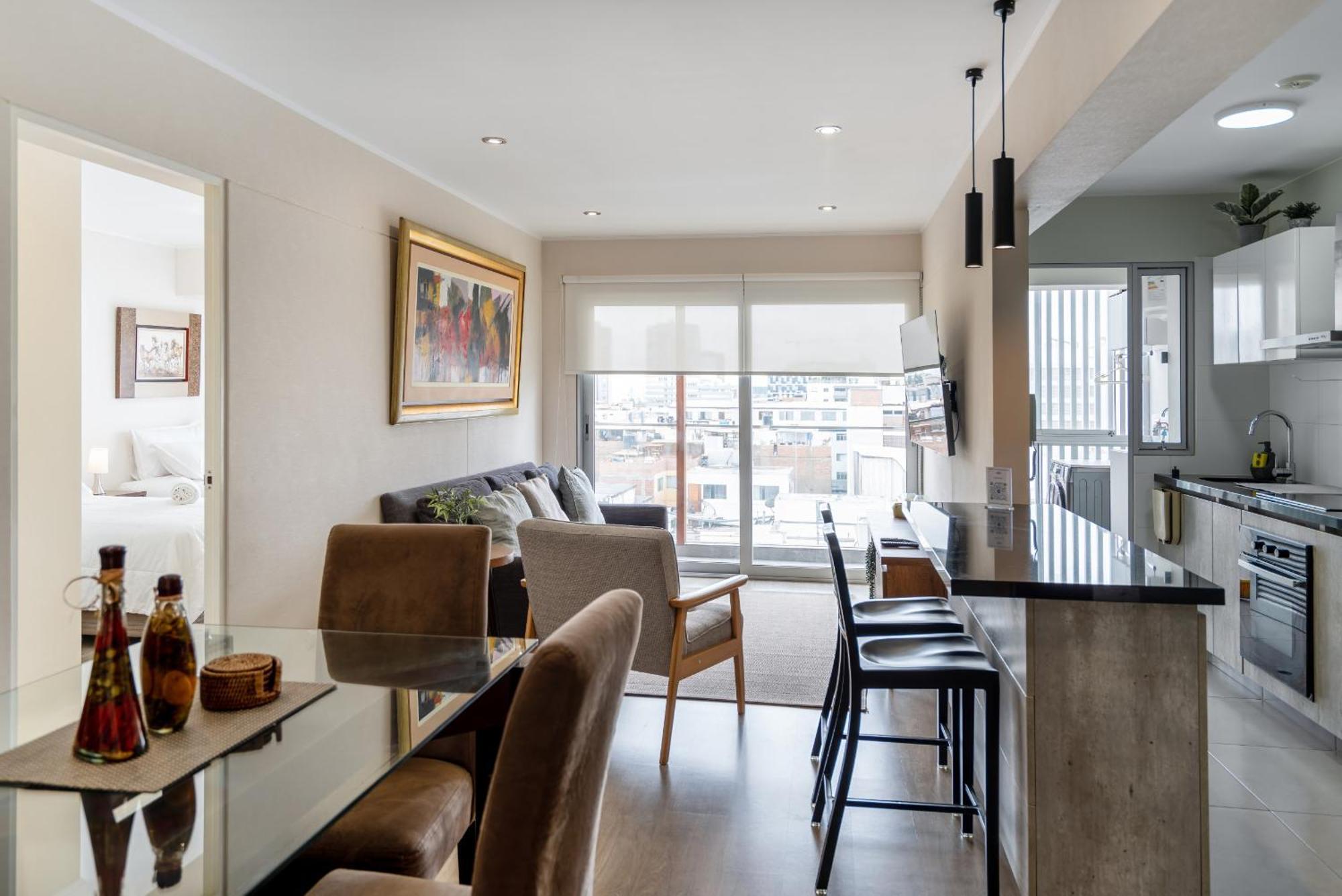 Modern 1Br Loft Close To The Seawalk Of Miraflores Lima Ngoại thất bức ảnh